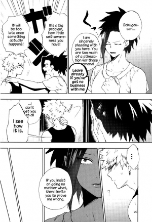 (SPARK12) [Fuzainoyamada (Fuzai Yumoto)] Danshi Kinsei | Boys Prohibited (Boku no Hero Academia) [English] {shousanki} - Page 18