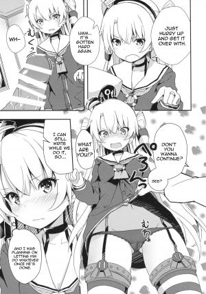 (C87) [Illumination. (Ogadenmon)] Amatsukaze to Tetsuya de H shinagara Houkokusho (Kantai Collection -KanColle-) [English] [constantly] - Page 7