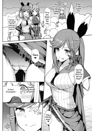 (C91) [H@BREAK (Itose Ikuto)] Comike de Gyakunan Shitekita Kareshi Mochi no Onee-san ni Ippai Nakadashi Shichatta (Granblue Fantasy) [English] [EroGPx] - Page 4