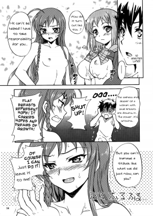 (COMIC1☆7) [SUKAPON-DO (Kagawa Tomonobu, Yano Takumi)] Maou-sama to Issho! (Hataraku Maou-sama!) [English] - Page 14