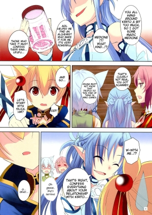 (C83) [Seven Days Holiday (Shinokawa Arumi, Koga Nozomu)] Mad Tea Party (Sword Art Online) [English] {Tigoris Translates} - Page 5