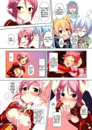 (C83) [Seven Days Holiday (Shinokawa Arumi, Koga Nozomu)] Mad Tea Party (Sword Art Online) [English] {Tigoris Translates} - Page 11