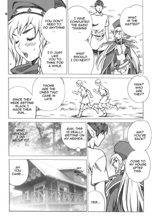 (C76) [Shallot Coco (Yukiyanagi)] Yukiyanagi no Hon 21 Alaine Kyoukan Sennen Meno Hatsujou | Alleyne's Millenial Fuck (Queen's Blade) [English] {doujin-moe.us} - Page 8