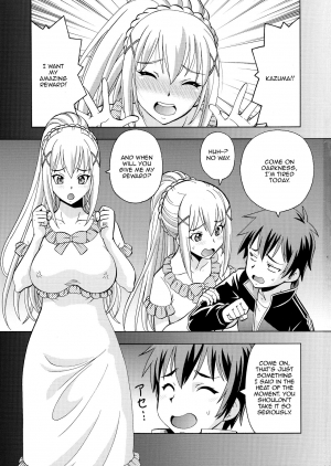 (C93) [Toraya (ITOYOKO)] Ero Subarashii Sekai ni Nakadashi o! 5 Inmu no Kishi (KonoSuba: God's Blessing on This Wonderful World!) [English] [Doujins.com] - Page 3