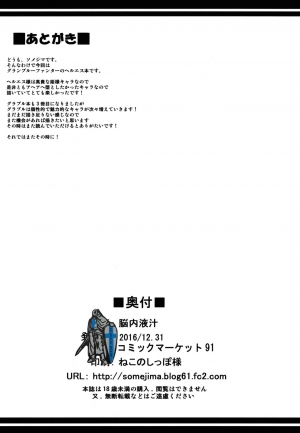 (C91) [Nounai Ekijiru (Somejima)] Royal Slave (Granblue Fantasy) [English] [desudesu] - Page 27