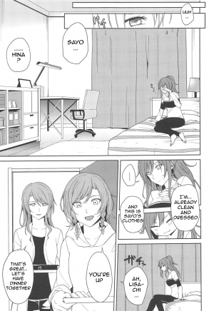 (C95) [Tatakai no Kiseki (Senyuu)] Sayo Lisa Hina Ecchi Book (BanG Dream!) [English] [Erokawa_Senpai] - Page 13