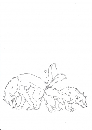 (Kemoket 2) [KTQ48 (B-curd)] Ori Ookami Ojii-san to Ame no Koi | The love story of Ame and Mr Wolf (Ookami Kodomo no Ame to Yuki) [English] [alphya04] - Page 3
