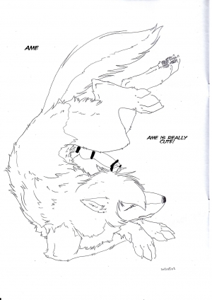 (Kemoket 2) [KTQ48 (B-curd)] Ori Ookami Ojii-san to Ame no Koi | The love story of Ame and Mr Wolf (Ookami Kodomo no Ame to Yuki) [English] [alphya04] - Page 12