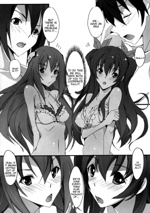 (C89) [Ryu-Seki-Do (Nagare Hyo-go)] HIMEsama SWAP (Rakudai Kishi no Cavalry, Gakusen Toshi Asterisk) [English] [Tigoris Translates] - Page 7