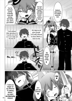 (C88) [TOYBOX, Kujira Logic (Kurikara, Kujiran)] Goshujin-sama Oppai desu yo!! 4 (Fate/EXTRA) [English] [constantly] - Page 7