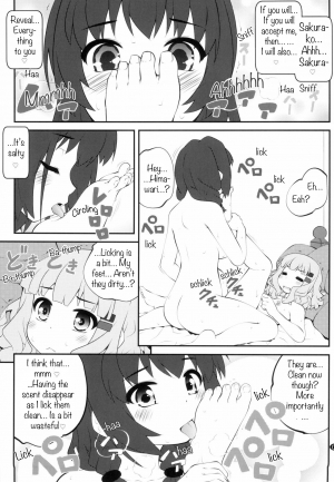 (GirlsLoveFestival 25) [Purimomo (Goyac)] Himegoto Flowers 14 | Secret Flowers 14 (YuruYuri) [English] [Chads no Teikoku] - Page 6