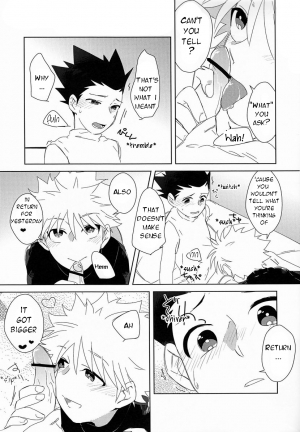 (CLIMAX HUNT 5) [Fukahire (Hekiru)] Rifujin wa Gokigen | Happy Nonsense (Hunter x Hunter) [English] [HXH-Doujinshilivejournal] - Page 22