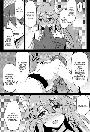 (C91) [SUGAR MAPLE (Yunodon)] Tamamo to Love Love My Room! (Fate/EXTRA) [English] [constantly] - Page 11