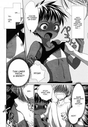 [Kotoko] Osananajimi no Hiyakeato ga Okashii no Daga! | My Childhood Friend's Tan Lines are Weird! (Koushoku Shounen Vol. 05) [English] [alparslan] - Page 3