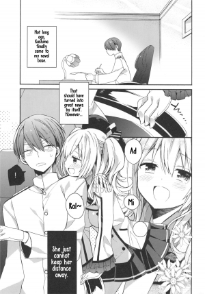 (C89) [ciaociao (Araki Kanao)] Kashima-chan no Renai Sensen Ijou Ari (Kantai Collection -KanColle-) [English] [Arkeros] - Page 5