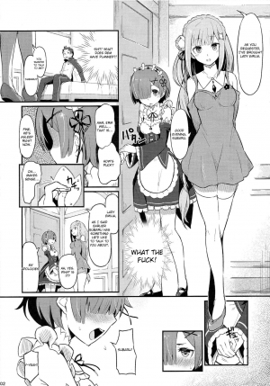 (C91) [Pirokobo (Piro)] Rem no Emilia Kuttsuke Daisakusen (Re:Zero kara Hajimeru Isekai Seikatsu) [English] [Cecilbk] - Page 4