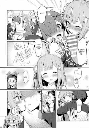 (C91) [Pirokobo (Piro)] Rem no Emilia Kuttsuke Daisakusen (Re:Zero kara Hajimeru Isekai Seikatsu) [English] [Cecilbk] - Page 12