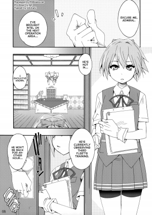 (COMIC1☆9) [Curry Berg Dish (Mikage)] Shiranui wa Teitoku no... | Shiranui is Admiral's... (Kantai Collection -KanColle-) [English] {YQII} - Page 5