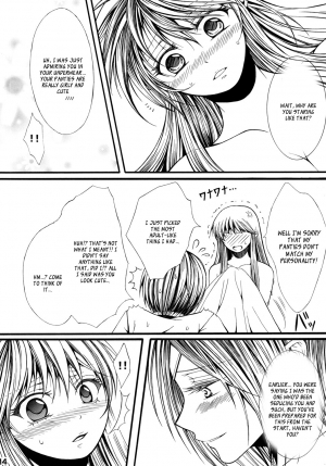 (C82) [Kagami no Kuni (Kusudama Marimo)] To ♥ ki ♥ me ♥ ki Tonight (Alice in the Country of Hearts) [English [_ragdoll] - Page 14