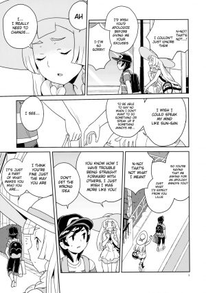 (C94) [Zenra Restaurant (Heriyama)] Lillie to Sun no Saimin Daisakusen - Lillie and Sun's Hypnotized Campaign (Pokémon Sun and Moon) [English] [Belldandy100] [Decensored] - Page 6