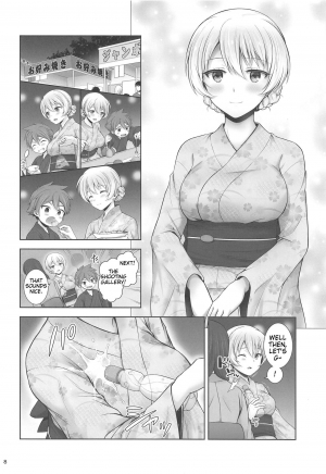 (C96) [Chabashira Chainsaw (Chacharan)] Darjeeling to Koi Hanabi | Darjeeling and Love Fireworks (Girls und Panzer) [English] [AntaresNL667] - Page 9