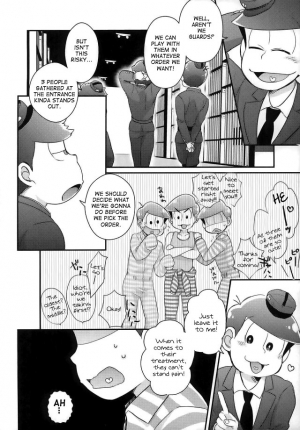 (C90) [CRAZYPIG777 (Tonkatsu)] Kangoku Hakusho | Prison White Paper (Osomatsu-san) [English] - Page 5
