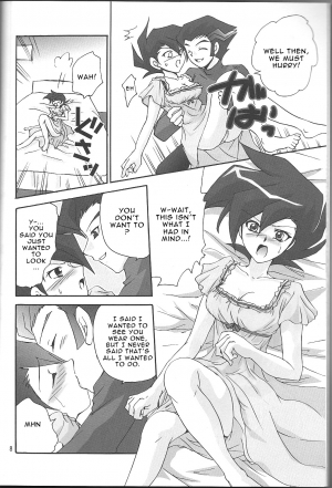 (C57) [BACKRAZE (Hattari Miou)] Renai Battle (Yu-Gi-Oh Duel Monsters GX) [English] - Page 9