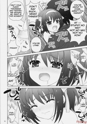 (COMIC1) [SimaSima System (Nagisawa You)] Suzumiya Haruhi no Daikenkyuu! (The Melancholy of Haruhi Suzumiya) [English] [FAKKU] - Page 17