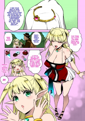 (C88) [H.B.A (Usagi Nagomu)] Kaika - Ochita Elf Tsuma [English] [Facedesk] [Colorized] - Page 3