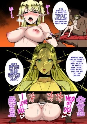 (C88) [H.B.A (Usagi Nagomu)] Kaika - Ochita Elf Tsuma [English] [Facedesk] [Colorized] - Page 31