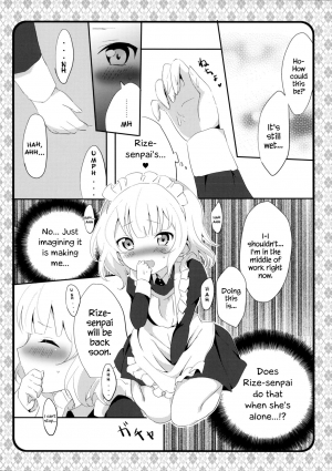 (C89) [Ame Usagi (Amedamacon)] Maid Sharo ga Gohoushi Shimasu | Maid Sharo Will Serve You (Gochuumon wa Usagi desu ka?) [English] {Hennojin} - Page 9