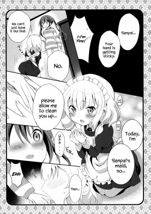 (C89) [Ame Usagi (Amedamacon)] Maid Sharo ga Gohoushi Shimasu | Maid Sharo Will Serve You (Gochuumon wa Usagi desu ka?) [English] {Hennojin} - Page 11