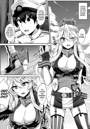 (C92) [Tiusan Kingdom (Kazamitiu)] Iowa to Mechamecha Ecchi Suru Hon | Wild Sex With Iowa (Kantai Collection -KanColle-) [English] {biribiri} - Page 5