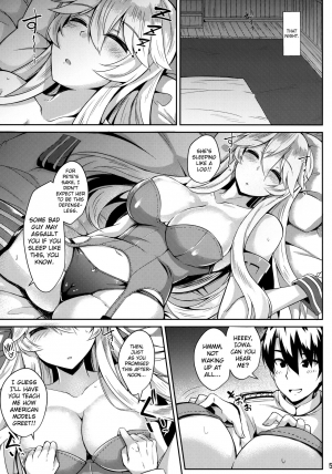 (C92) [Tiusan Kingdom (Kazamitiu)] Iowa to Mechamecha Ecchi Suru Hon | Wild Sex With Iowa (Kantai Collection -KanColle-) [English] {biribiri} - Page 7