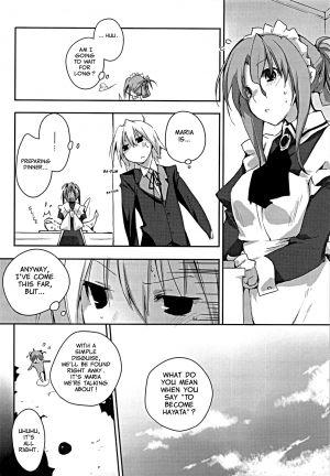  (COMIC1☆3) [Mono x Chro (Kokonoka)] Himo-pan to Maid-san de. (Hayate no Gotoku!) [English] {Ehcove}  - Page 8