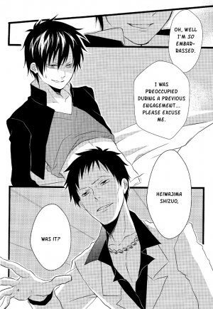 (GOOD COMIC CITY 17) [Eartheater (Dorina)] Cicatrix (Durarara!!) [English] [Yaoi-Sei] - Page 7