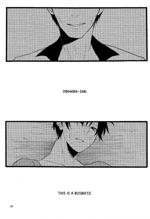 (GOOD COMIC CITY 17) [Eartheater (Dorina)] Cicatrix (Durarara!!) [English] [Yaoi-Sei] - Page 23