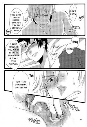 (GOOD COMIC CITY 17) [Eartheater (Dorina)] Cicatrix (Durarara!!) [English] [Yaoi-Sei] - Page 32