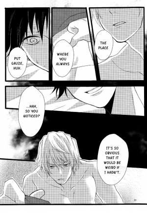 (GOOD COMIC CITY 17) [Eartheater (Dorina)] Cicatrix (Durarara!!) [English] [Yaoi-Sei] - Page 34