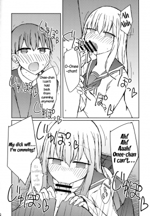 (C89) [Nijiiro Suisho (Nanashiki)] Erohon o Yondetara Kinjo no Onee-san ni Fellatio Sareta Hanashi [English] [TreePerception] - Page 18