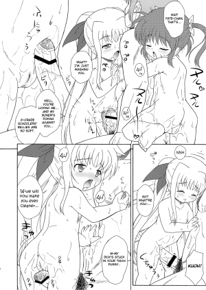  (C80) [Taikan Kyohougumi (Azusa Norihee)] Nanoha-chan to Fate-chan no Sentou Kiroku (Mahou Shoujo Lyrical Nanoha) [English] =LWB=  - Page 6