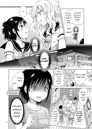  [Peachpulsar (mira)] Oppai-chan to Chippai-chan ga Irekawaru Hanashi | How Well-Stacked and Surfboard Swapped Bodies [English] [Yuri-ism] [Digital]  - Page 10