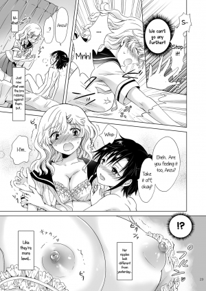  [Peachpulsar (mira)] Oppai-chan to Chippai-chan ga Irekawaru Hanashi | How Well-Stacked and Surfboard Swapped Bodies [English] [Yuri-ism] [Digital]  - Page 29