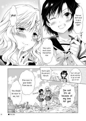  [Peachpulsar (mira)] Oppai-chan to Chippai-chan ga Irekawaru Hanashi | How Well-Stacked and Surfboard Swapped Bodies [English] [Yuri-ism] [Digital]  - Page 38