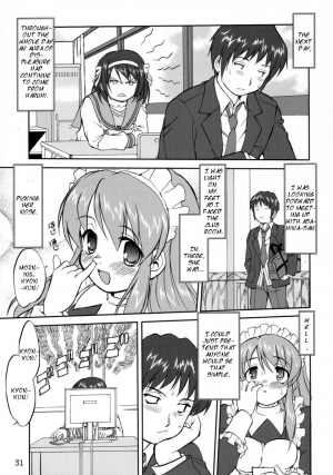 (C70) [Takotsuboya (TK)] Suzumiya Haruhi no Fukujyu (The Melancholy of Haruhi Suzumiya) [English] [One of a Kind Productions] - Page 32