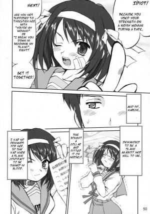 (C70) [Takotsuboya (TK)] Suzumiya Haruhi no Fukujyu (The Melancholy of Haruhi Suzumiya) [English] [One of a Kind Productions] - Page 51