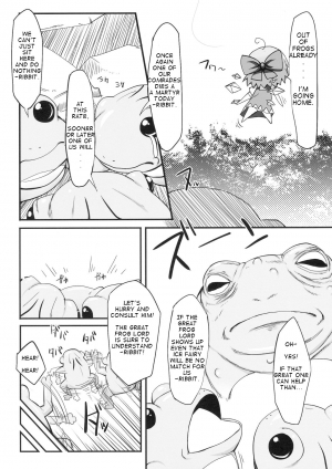  (Reitaisai 7) [Marked-two (Maa-kun)] Cirno Dai Pinch! ~Kaeru no Fukushuu Hen~ | Cirno in Big Trouble! ~ Revenge of the Frogs ~ (Touhou Project) [English]  - Page 5