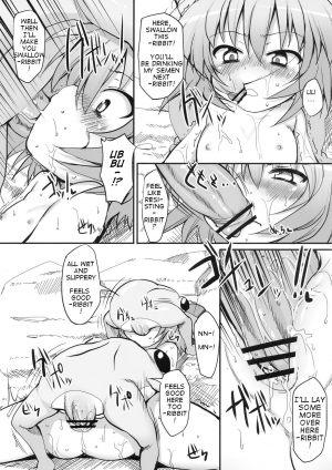  (Reitaisai 7) [Marked-two (Maa-kun)] Cirno Dai Pinch! ~Kaeru no Fukushuu Hen~ | Cirno in Big Trouble! ~ Revenge of the Frogs ~ (Touhou Project) [English]  - Page 18