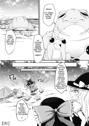  (Reitaisai 7) [Marked-two (Maa-kun)] Cirno Dai Pinch! ~Kaeru no Fukushuu Hen~ | Cirno in Big Trouble! ~ Revenge of the Frogs ~ (Touhou Project) [English]  - Page 27