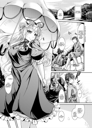 (C83) [Juggernaut (JYUN)] Satisfy Me! Suspicious Boundary Line! | Mitashite! Ayashii Kyoukaisen (Touhou Project) [English] - Page 8